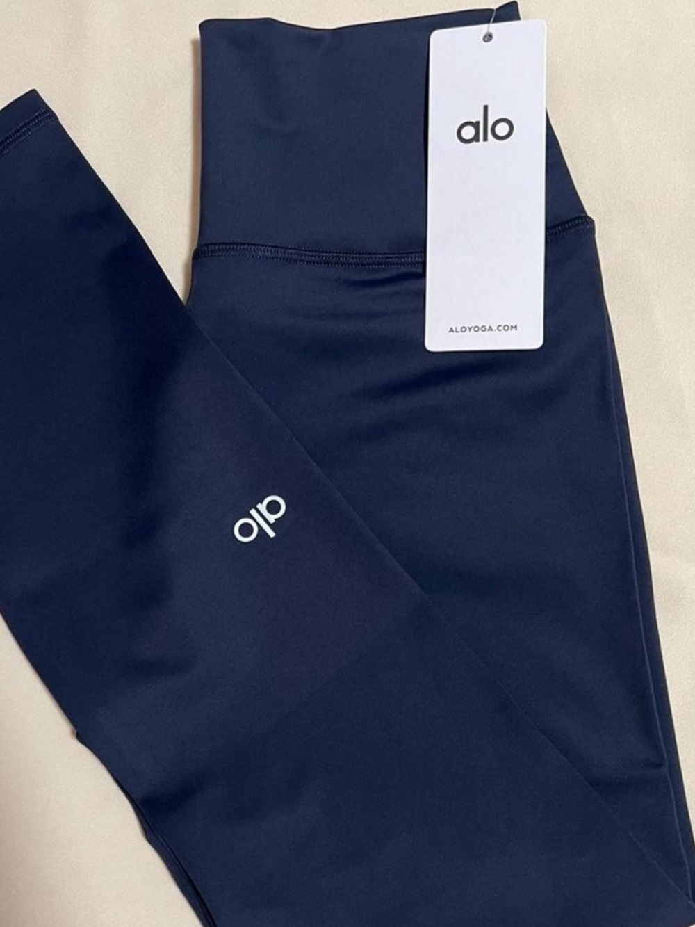 ALO Yoga Kids Navy High-Rise Leggings